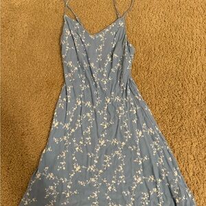 Floral Blue Dress